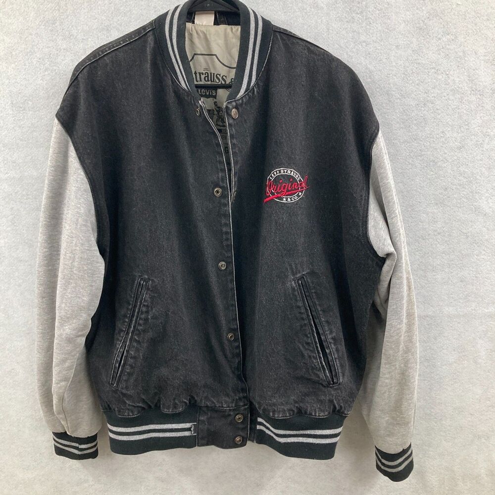 Levi's Strauss & co Men's Original Jacket varsity Size M vintage denim bomber